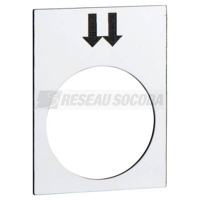  ETIQ 30X40MM BLC Droite GV 