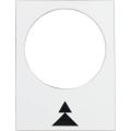  ETIQ 30X40MM BLC Droite PV-GV 
