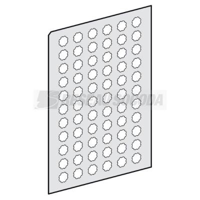  PLANCHE A4 D ETIQU RONDES 