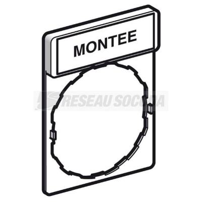  Porte �tiquettes MONTEE 