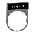  Porte-�tiquette plat 30x40 gri 