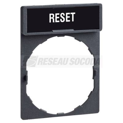  Porte �tiquettes RESET 