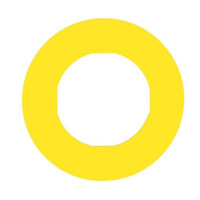  ETIQUETTE JAUNE ARRET D U 