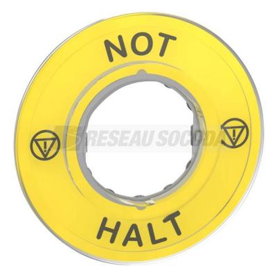  ETIQUETTE NOT HALT 3D 
