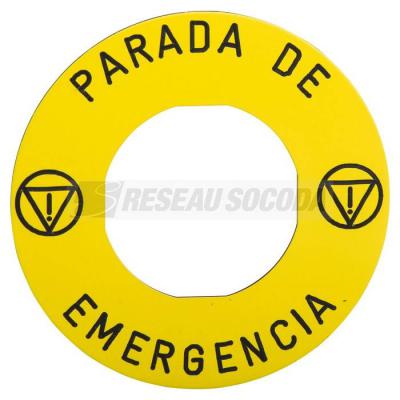  ETIQUETTE JAUNE PARADA DE 