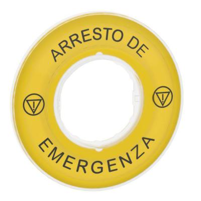  ETIQUETTE 3D ARRESTO DI E 