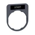  Porte-�tiquette plat 40x50 