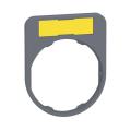 Porte-�tiquette plat 40x50 gri 