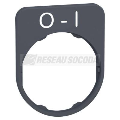  LEGEND PLATE WITH O-I MAR 