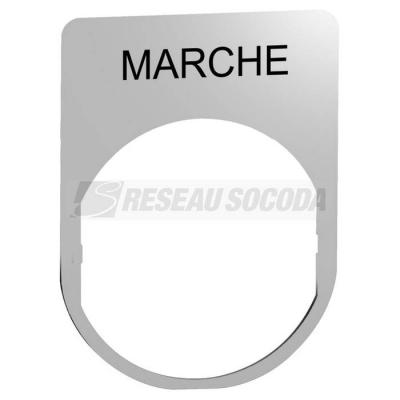  Porte-�tiquette plat 40x50 