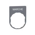  Porte-�tiquette plat 40x50 gri 