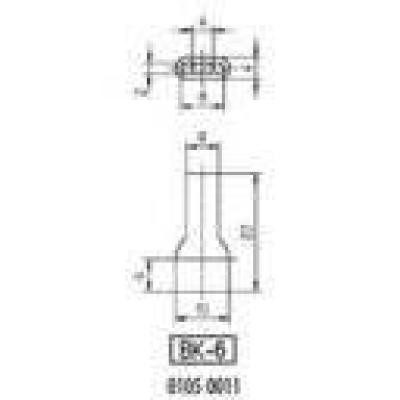  Capuchon BK-6 PVC 
