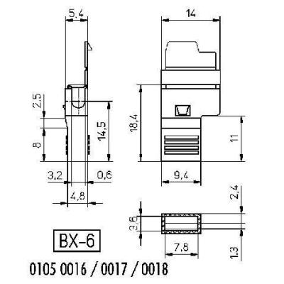  Capuchon BX-6 PA 