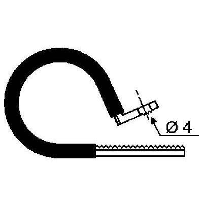  Collier avec caoutchouc SES-CX 