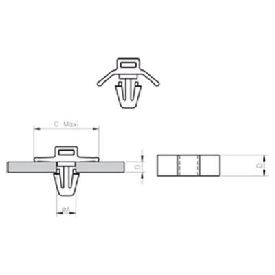  Socle � rivet K 60-27 
