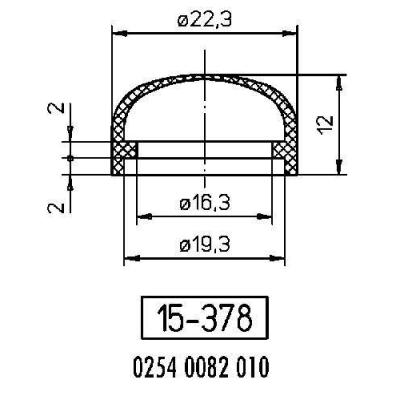  Capuchons EPDM 15-378 