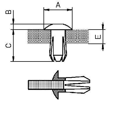  Rivets Plio GT32 BK 