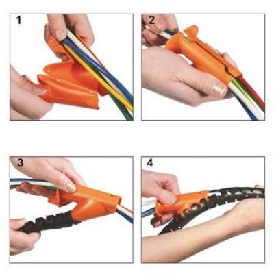  Gaine spirale Pliozip 08 PP 