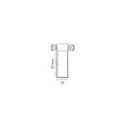  ZIP T-CONNECTEUR ACIER BROSSE 