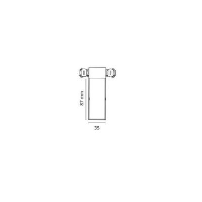  ZIP T-CONNECTEUR ACIER BROSSE 
