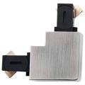  ZIP L-CONNECTEUR ACIER BROSSE 