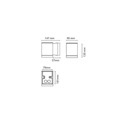  ECHO APPLIQUE BLANC GU10 