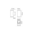  METRO PLAFONNIER LED BLANC 6,2 