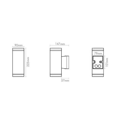  ECHO DECO APPLIQUE GRAPHITE 6, 