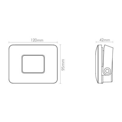  FLOM MINI GRAPHITE 10W 3000K 