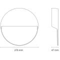 ARLON ROUND APPLIQUE BLANC 300 
