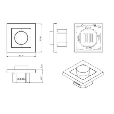  LEDDIM DALI VARIATEUR BLANC 