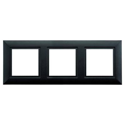  SOFT SQUARE CADRE TRIPLE NOIR 