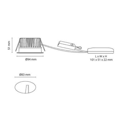  JUNISTAR SOFT ACIER BROSSE 9W 