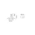  JUPITER ACIER BROSSE GU10 