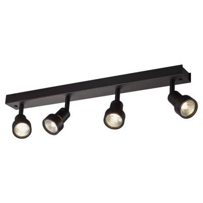  PURI 4 plafonnier, noir, GU10 