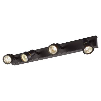  PURI 4 plafonnier, noir, GU10 