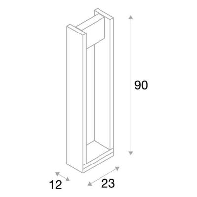  QUAD LED, borne ext�rieure, an 
