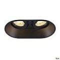  HORN spot encastr� double noir 