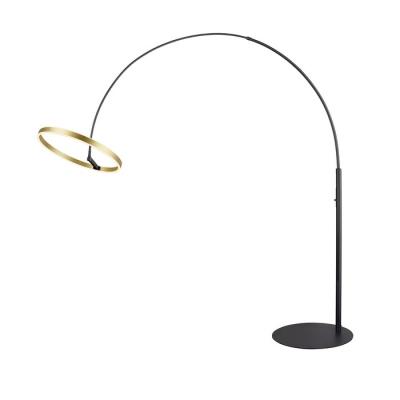  ONE BOW Lampadaire noir/laiton 
