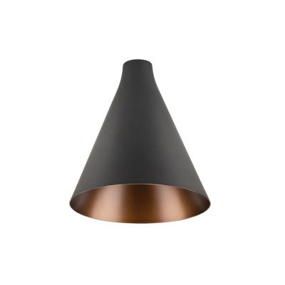  LALUr CONE 15 abat-jour noir/b 