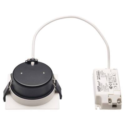  VERLUX blanc 12W 85x85mm 3000K 