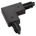  Connecteur 90� noir terre ext 