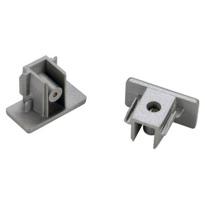  Embouts pr rail 1all gris x2 