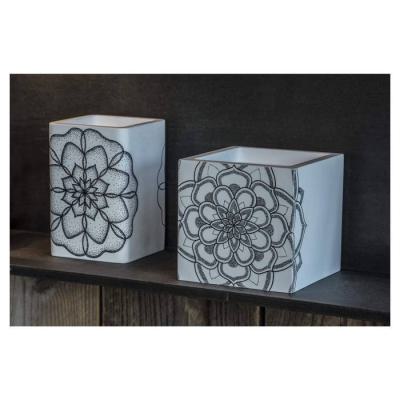  PLASTRA CUBE pl�tre blanc, G9 