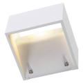  LOGS carr�e blanc 8W LED 3000K 