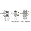  SERRE-CABLE 35-185MM2 2 CAB. 