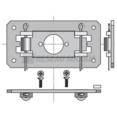  PLAQUE POINT FIXE O40 VR 