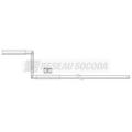  MANIVELLE FIXE O12 LONG.1200mm 