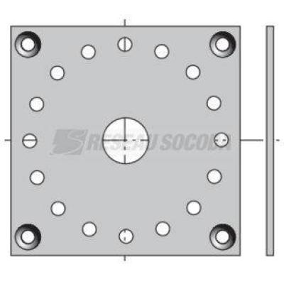  PLAQUE 100X100 CSI/DMI 