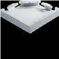  Angle plat DABA 50x80 blanc 
